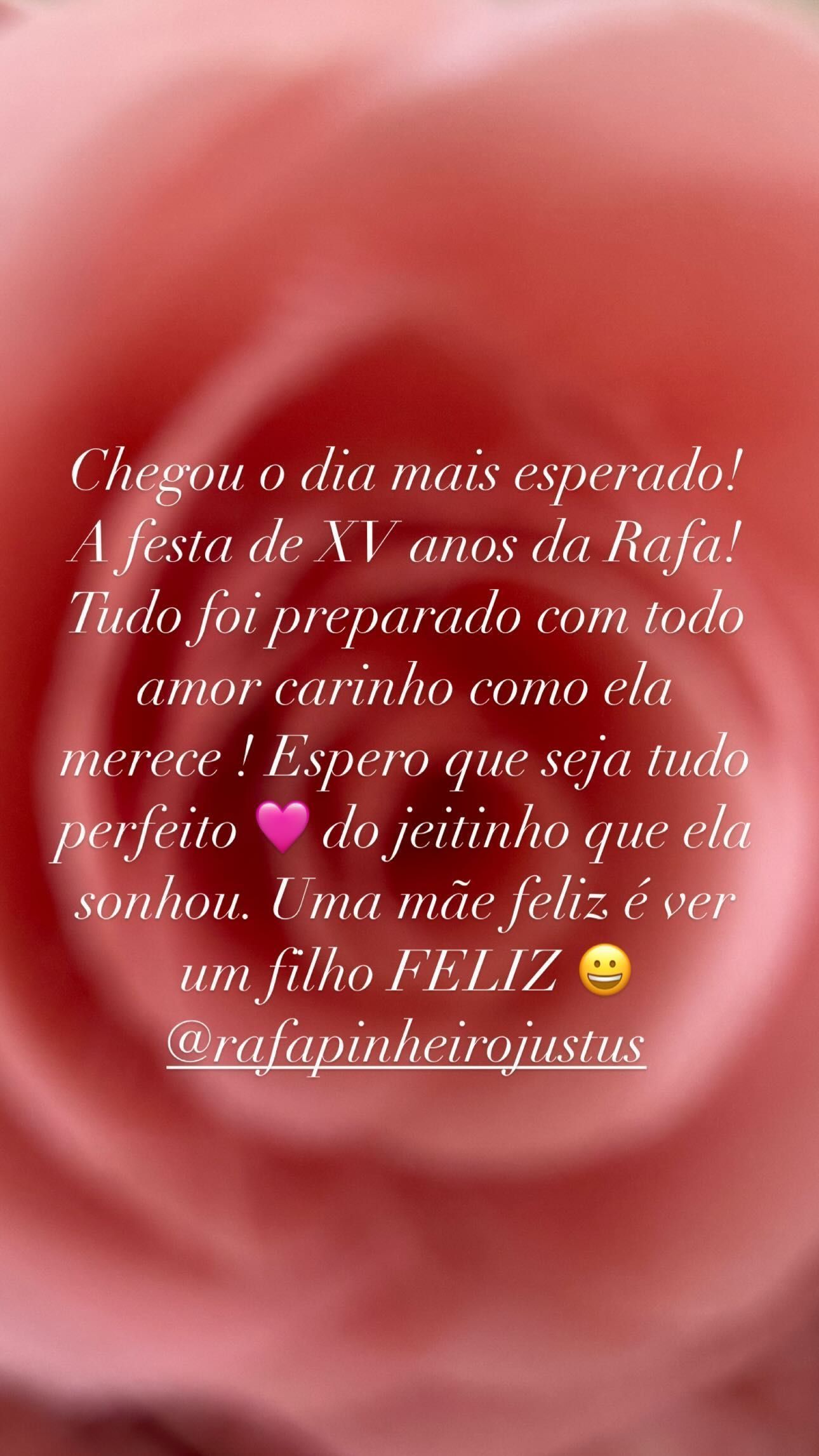 Ticiane Pinheiro fala sobre expectativa para festa da filha • Instagram/Ticiane Pinheiro