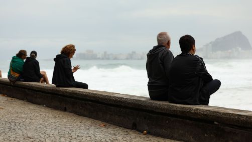 Cidade do Rio de Janeiro registrou baixas temperaturas ao longo do dia
