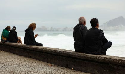 Cidade do Rio de Janeiro registrou baixas temperaturas ao longo do dia