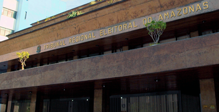 Fachada do Tribunal Regional Eleitoral do Amazonas (TRE-AM)