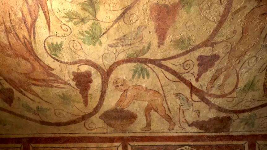 Arte em tumba encontrada em Israel • Reuters