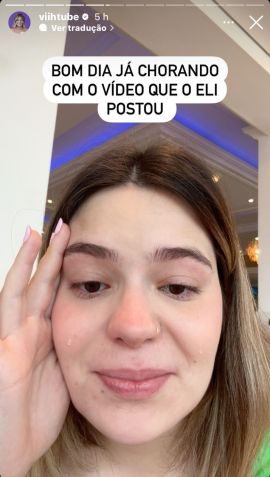 Viih Tube se emocionou com declaração de Eliezer / Instagram/Viih Tube