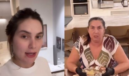 Virginia mostrou a mãe contando sobre o diagnóstico após uma queda