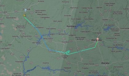 Avião da Voepass faz pouso de emergência em Uberlândia (MG) por problema técnico