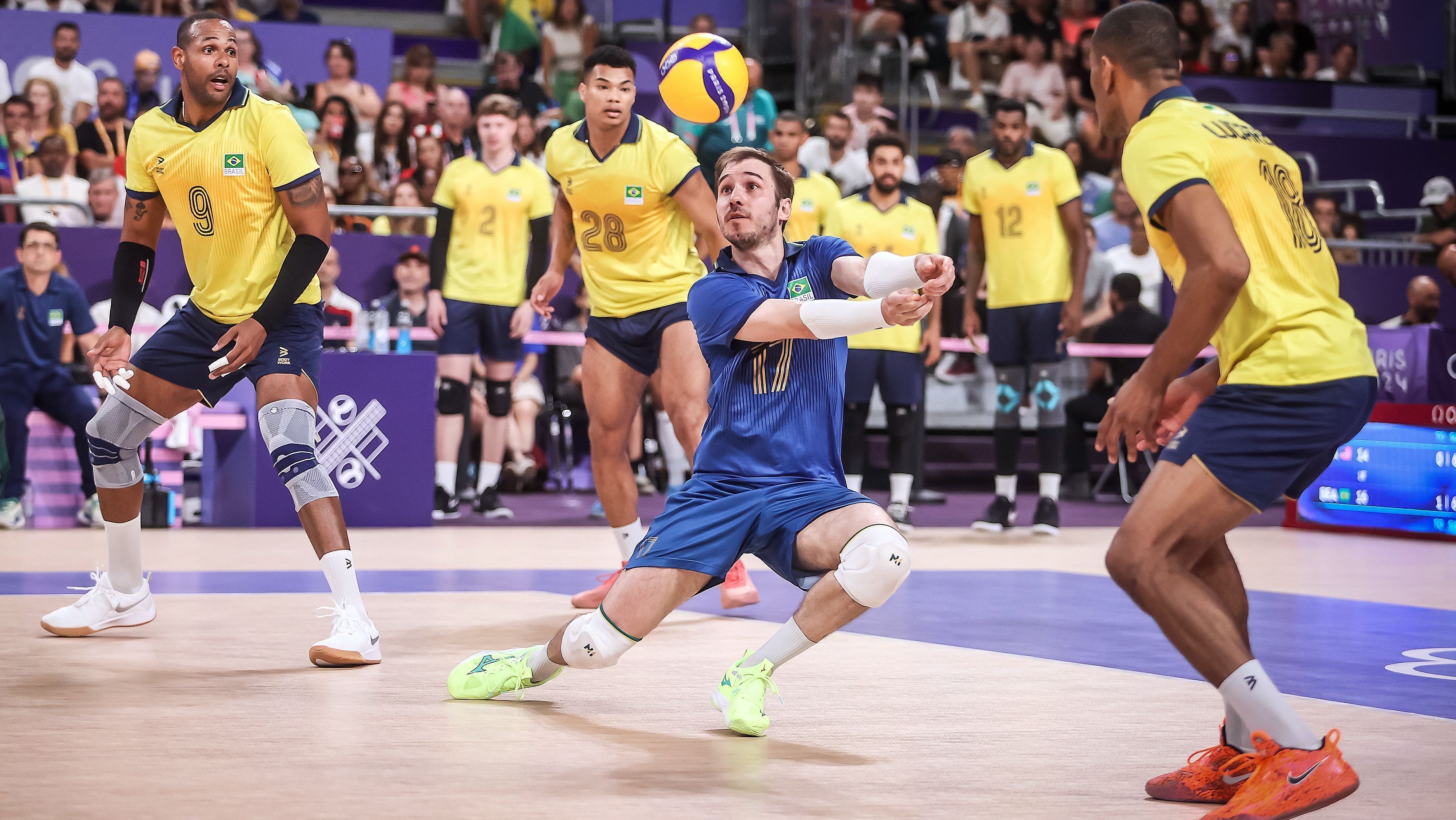 Brasil foi eliminado nas quartas de final do vôlei masculino