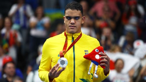 Wendell Belarmino foi prata nos 50m livre S11 (deficiência visual)