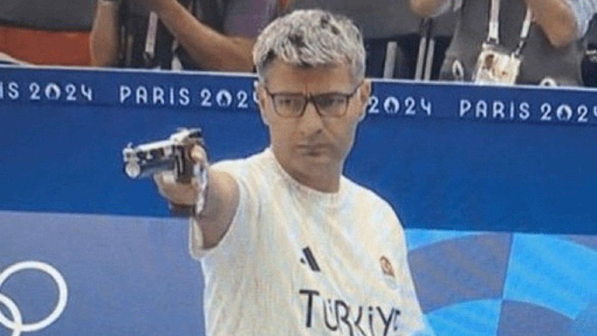 Yusuf Dikeç faturou a prata no tiro esportivo em Paris