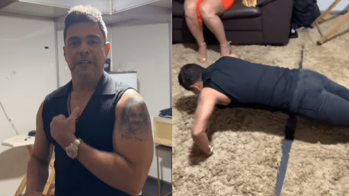 Zezé justifica que o exercício “ajuda a esquentar a voz. Não é nem tanto para ficar mais forte"