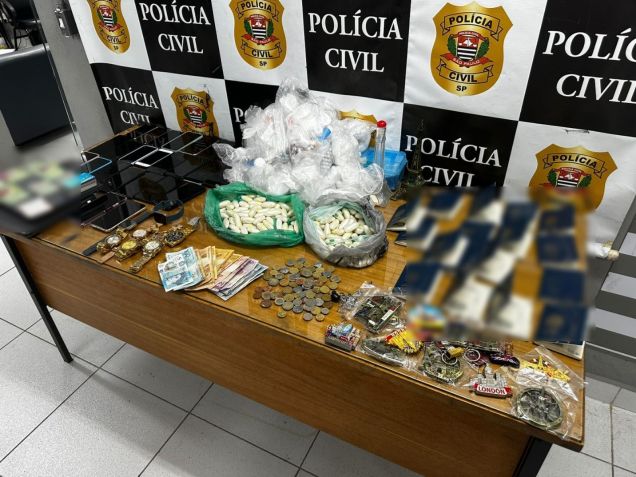 Polícia prende aliciador e 22 pessoas em ‘hospedagem’ do tráfico em São Paulo • Cedidas/SSP-SP