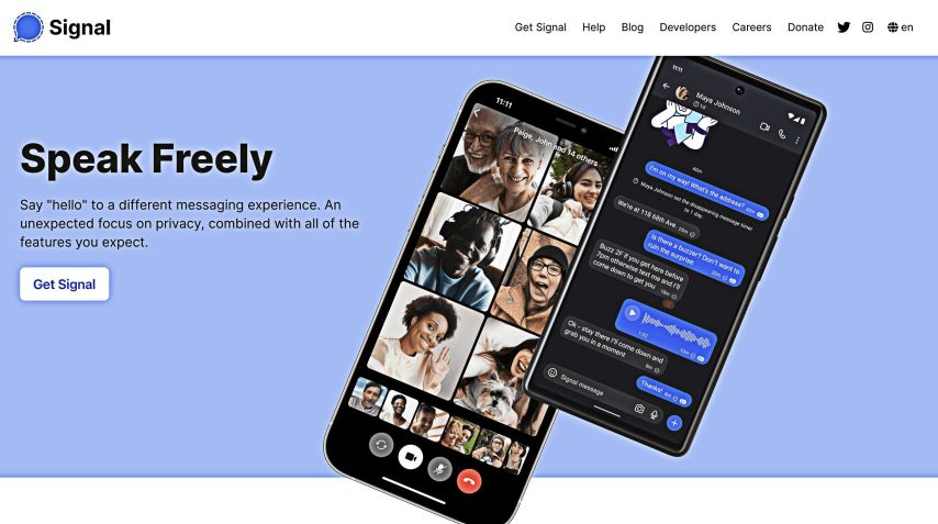 No Signal até os stickers são criptografados. • Signal