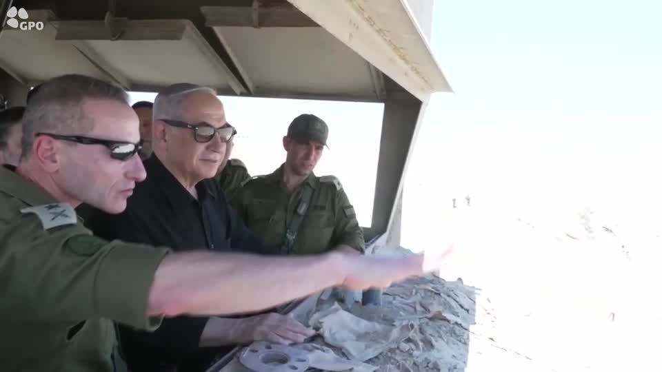 Netanyahu tours Jordan Valley, pledges to build barrier on border with Jordan