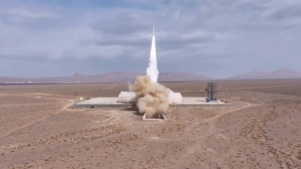 Iran's Chamran-1 satellite blasts off into orbit