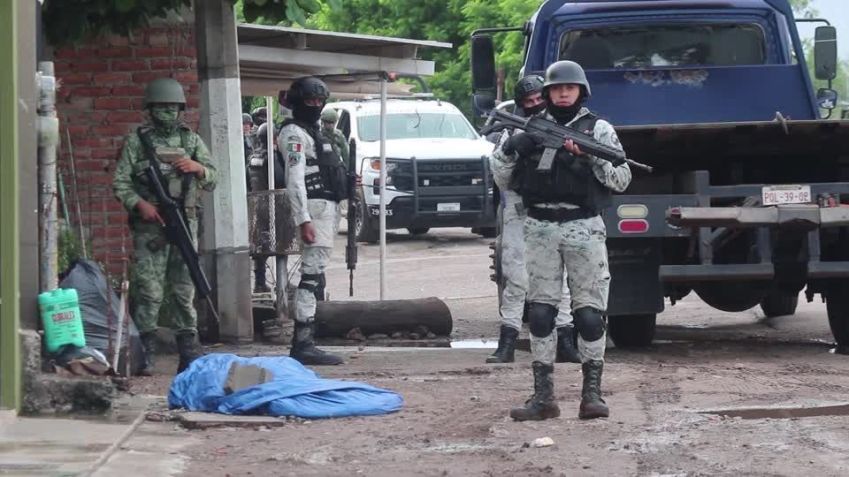 Recente onda de violência em Sinaloa. • Reuters