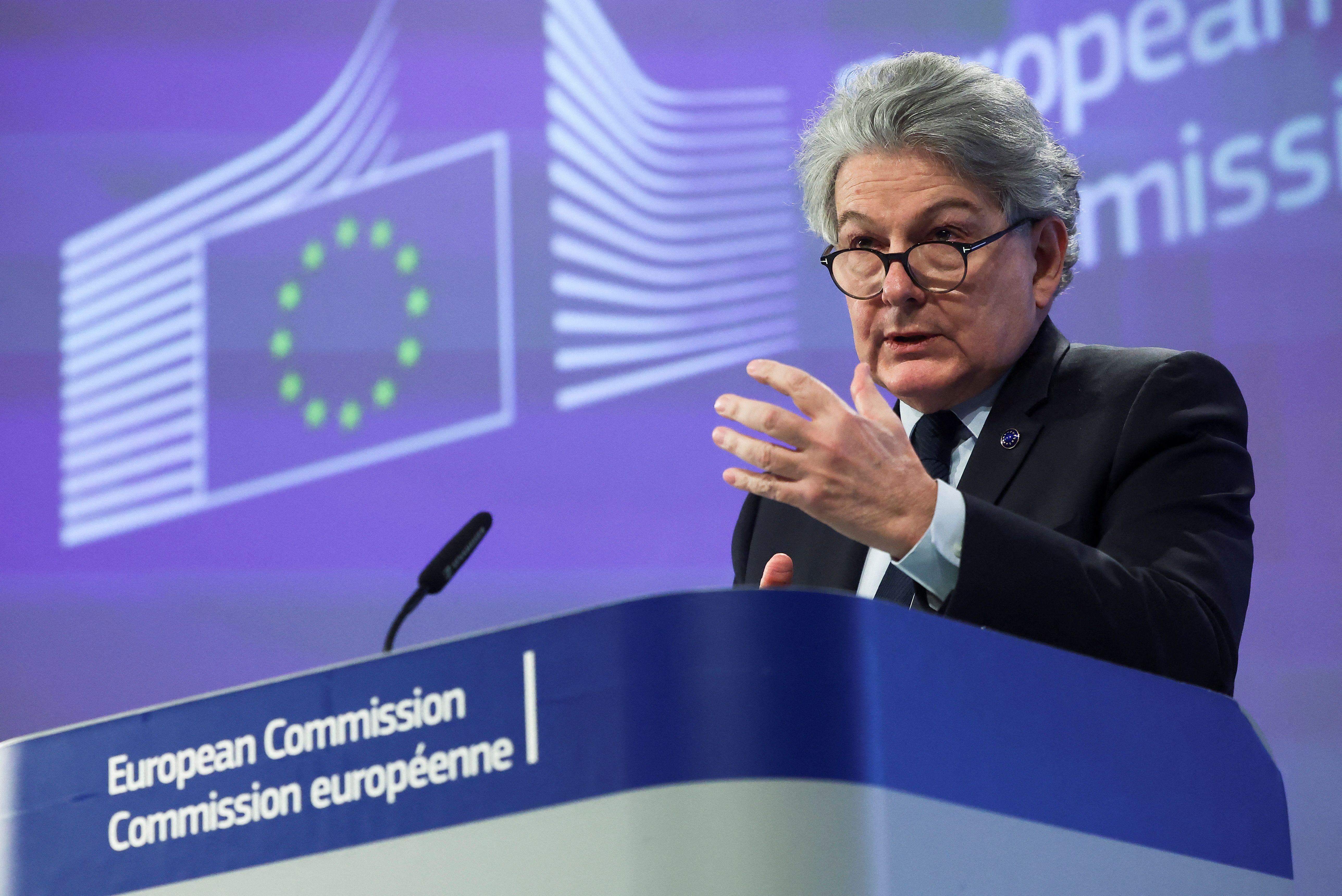 Thierry Breton em Bruxelas