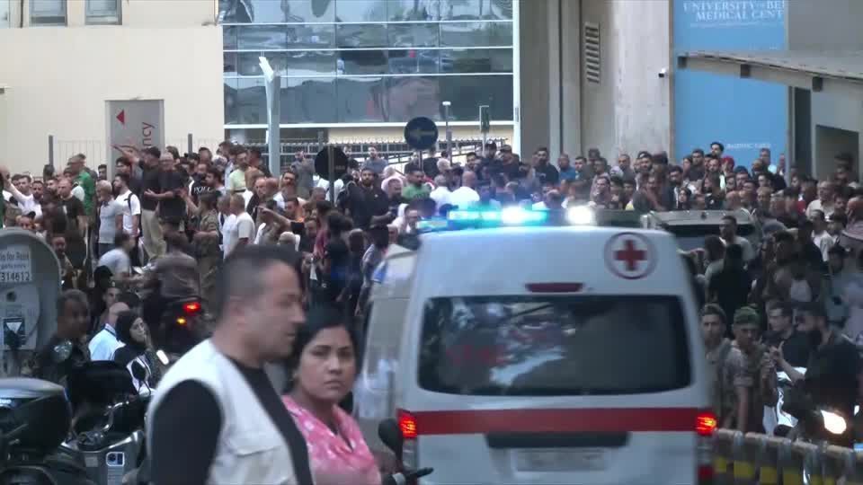 Injured taken to Beirut Medical Center after hundreds wounded in pager explosions