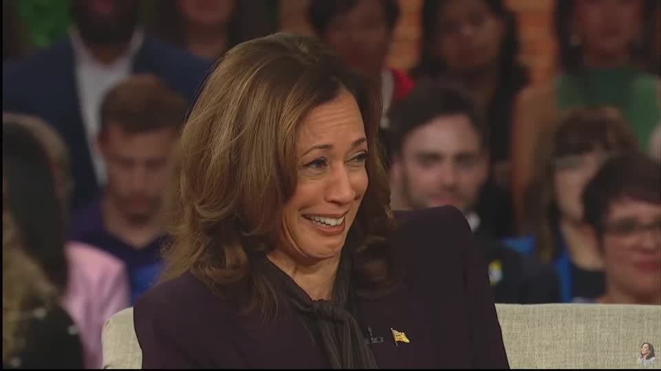 MOMENT: Harris tells Oprah any intruder to her home is 'getting shot'