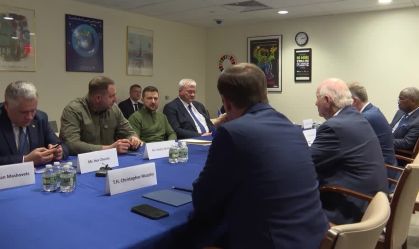 Zelensky se reúne com parlamentares dos EUA durante Assembleia Geral da ONU