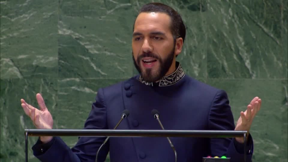 Presidente de El Salvador, Nayib Bukele.