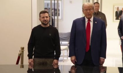 Ao lado de Zelensky, Trump promete bom acordo para "ambos os lados" da guerra