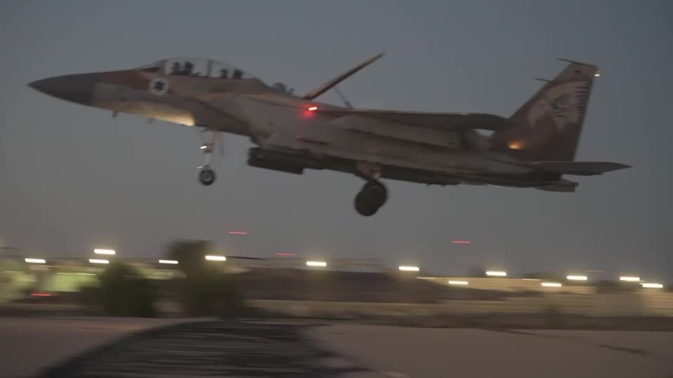 Israeli military releases video it says shows jets taking off for Nasrallah strike