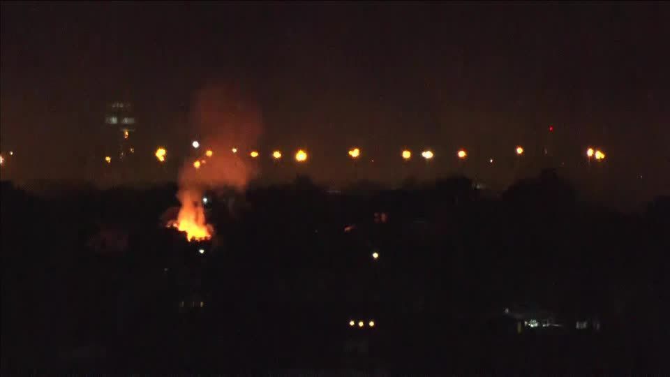 Explosions heard, smoke rises at Beirut airport