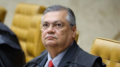 O ministro do STF Flávio Dino em sessão no plenário da Corte