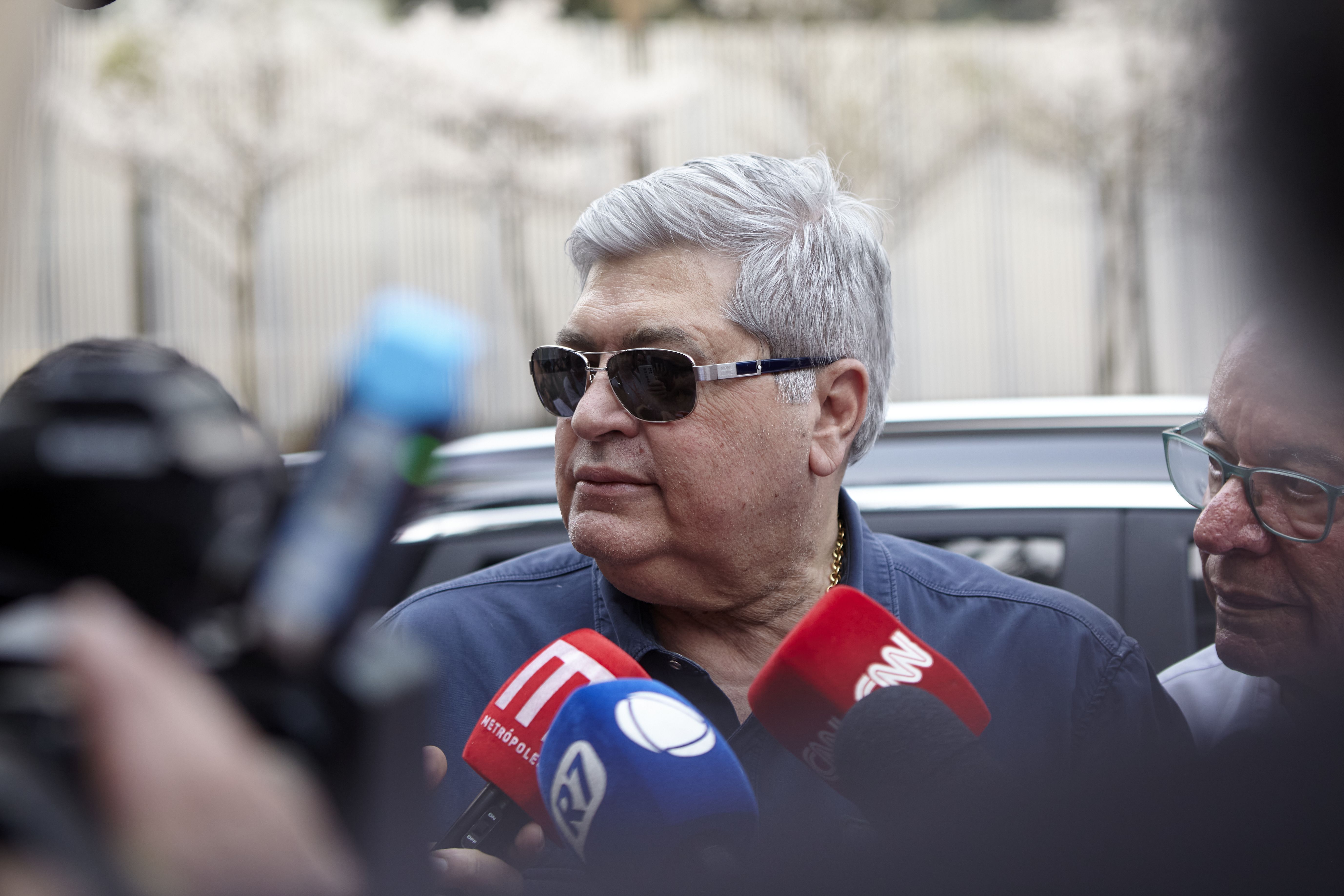 José Luiz Datena em campanha na cidade de São Paulo.