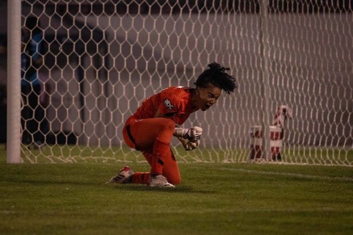 Atuação da goleira Carlinha em partida contra Ferroviária foi determinante para o avanço do São Paulo à Final do Brasileirão Feminino • Foto: Divulgação / São Paulo