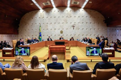 Sessão plenária do STF