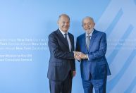 Lula se reúne com chanceler alemão Olaf Scholz em Nova York