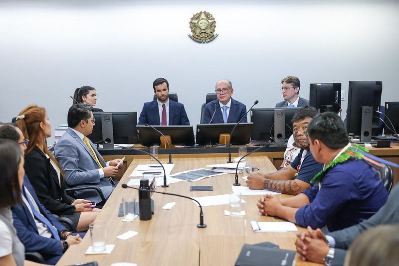 Audiência de conciliação sobre o MS 25463 (Terra Indígena Ñande Ru Marangatu).