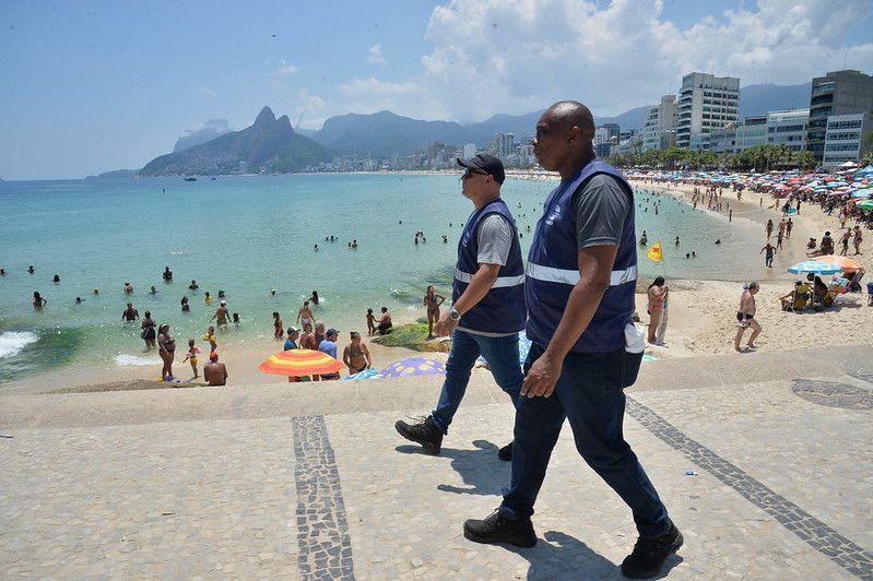 Segurança praia RJ