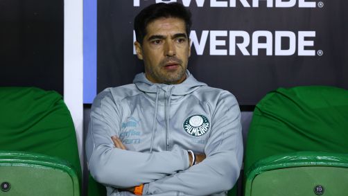 Abel Ferreira, técnico do Palmeiras, durante partida