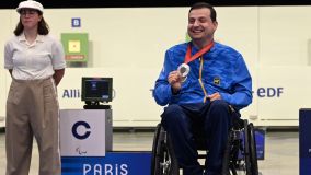 Alexandre Galgani conquistou a medalha de prata no tiro esportivo SH2