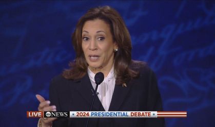 Kamala diz que governo de Biden teve que "limpar a bagunça de Donald Trump"