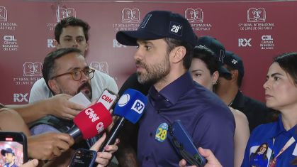 Pablo Marçal em agenda pela cidade de são Paulo