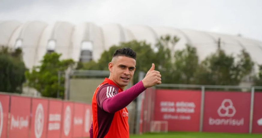 Borré, do Internacional, vive uma boa fase no time gaúcho