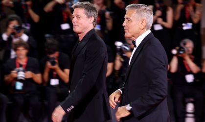 George Clooney e Brad Pitt estrelam filme "Lobos", que estreou em Veneza, na Itália, neste semana