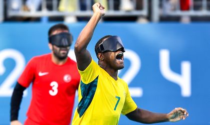 Brasil bate Colômbia e conquista bronze no futebol de cegos das Paralimpíadas