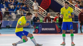 Brasil goleou Cuba na estreia da Copa do Mundo de Futsal, 10 a 0
