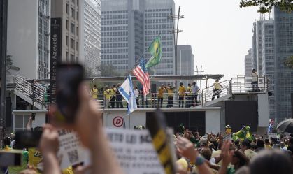 Ataques a Moraes, Nunes x Marçal e aceno de Tarcísio: veja o que marcou o ato com Bolsonaro em SP