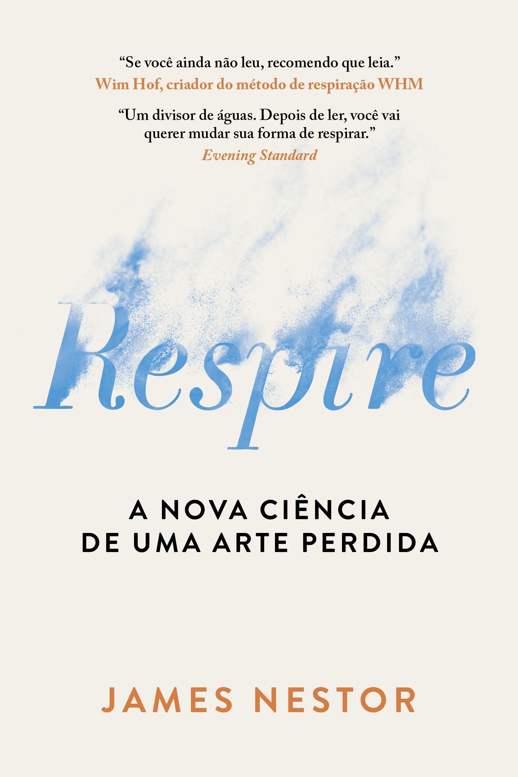 Capa da nova edição do livro "Respire", de James Nestor • Divulgação