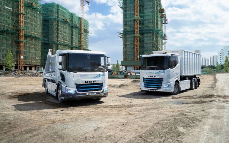 Os novos DAF XD e DAF XF elétricos • Divulgação