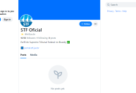 STF abre conta no Bluesky, rede alternativa ao X