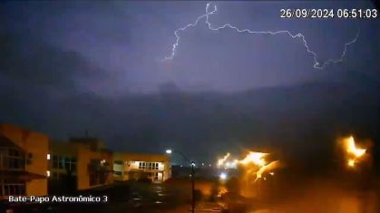Raios em Santa Maria (RS)
