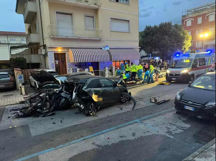 Acidente em Lido di Camaiore