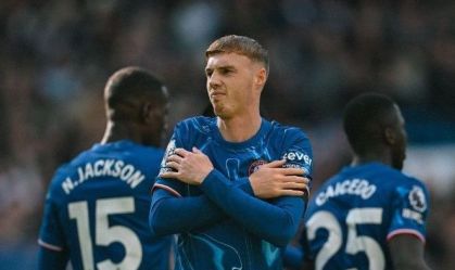 Chelsea vence Brighton com quatro gols de Palmer no 1º tempo