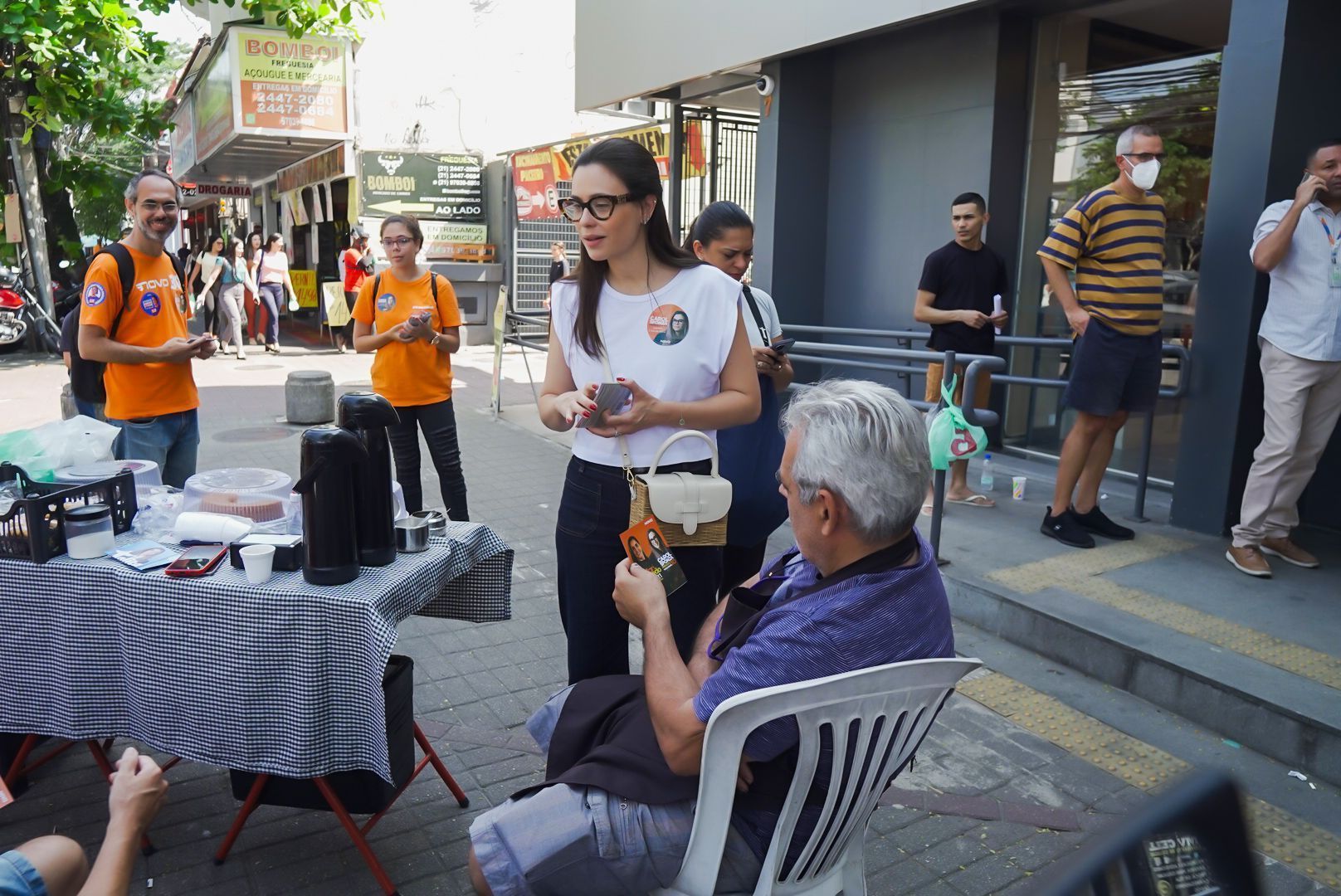 Candidata à Prefeitura do Rio, Carol Sponza (Novo) • Divulgação