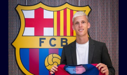 Barcelona: Dani Olmo sofre lesão e ficará um mês afastado