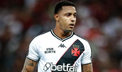 David não joga mais pelo Vasco neste ano